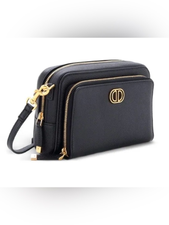 Dior Handbags - *NWT* Christian Dior Caro Double Pouch Pebbled Leather crossbody bag